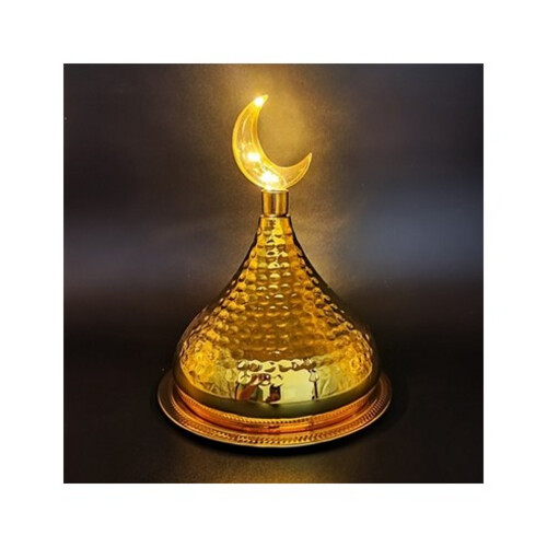 PT304 فانوس وتمرية معدنية مع إضاءة LED - حجم كبير