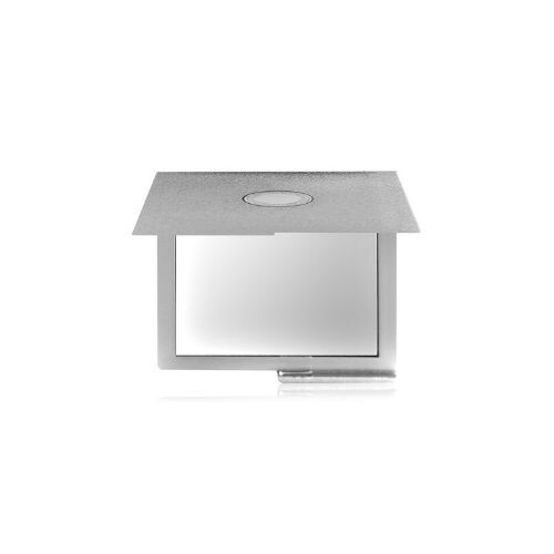 PT148 مرآه  مكياج مربعة سلفر