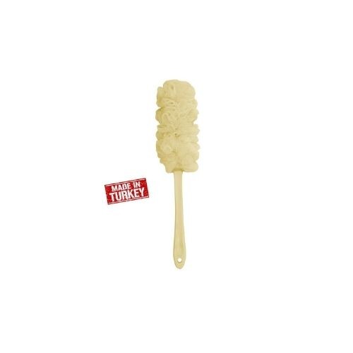 ليفة حمام مع مقبض للمسك - اصفر | لجميع أنواع البشرة كثيفة الرغوة - PT102