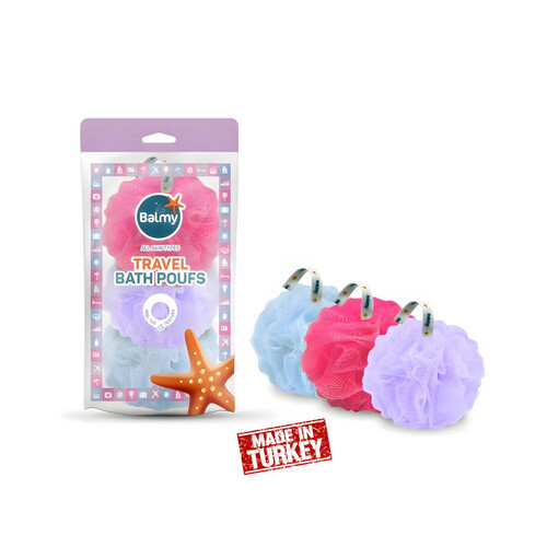 طقم ليف حمام (بالمي) | 3 في 1ليف كثيفة الرغوة - PT117