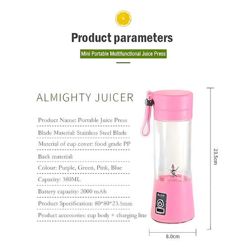 GR3141 خلاط محمول للاستخدام المنزلي او المكتبي اللون اخضر