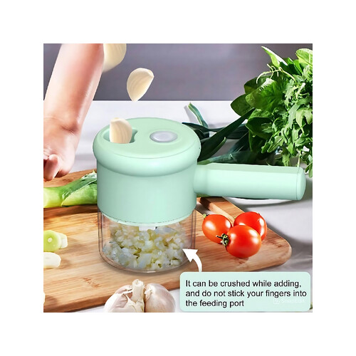 GR3143 فرامة يدوية قابلة للشحن. ٧ قطع. تصلح للخضار والفواكة و حتى اللحوم