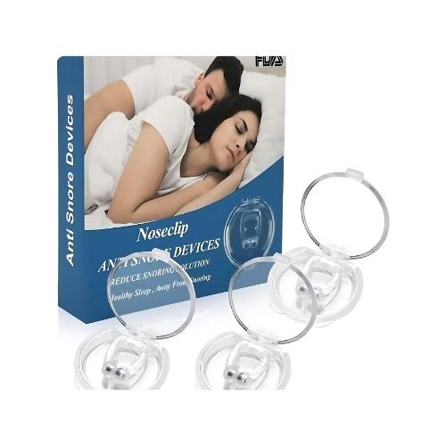 GR449 مشبك أنف سيليكون مغناطيسي صغير مزود بفتحات تهوية 4 قطعة