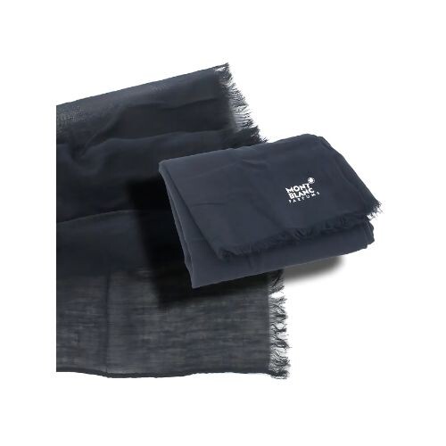 GR407 سكارف ماركة مونت بلانك - اسود