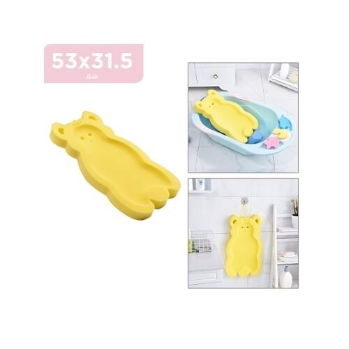 GR593 وسادة استحمام للأطفال حديثي الولادة مع 3 إسفنجات تنظيف ناعمة