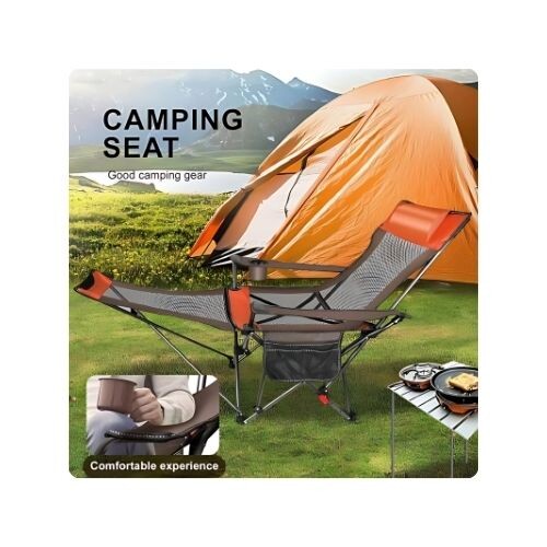 GR516 كرسي استرخاء قابل للطي مع قاعدة أكواب