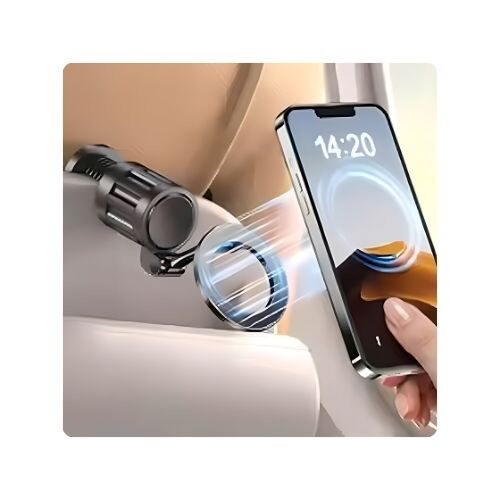 GR609 قاعدة هاتف مغناطيسية بمشبك قابلة للتعديل 360 درجة