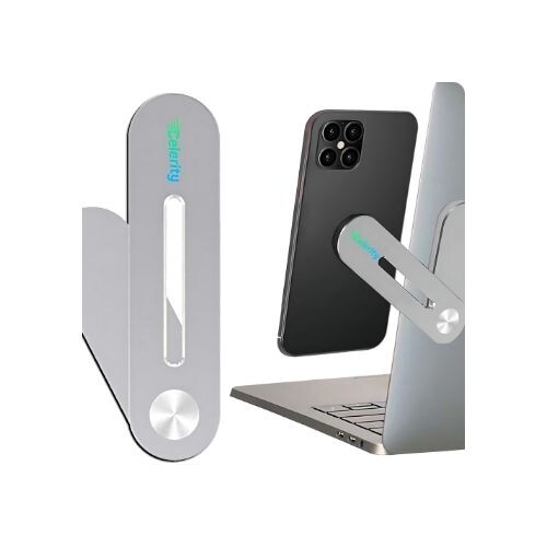 GR3228 حامل جوال للابتوب، مشبك تثبيت جانبي بمشبك تمديد مغناطيسي لجهازالتابلت والهاتف الذكي