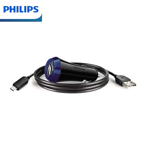 GR3166 شاحن سيارة مزدوج من فيليبس 5 فولت/2.1 أمبير - 10 واط