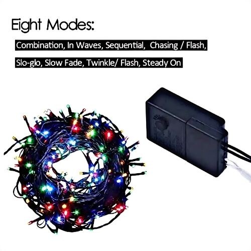 GR3233 اضاءة LED ملونة و متعددة الانماط عدد ٨ انماط يعمل بالكهرباء