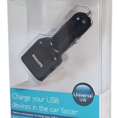 GR3191 شاحن سيارة فيليبس DLA72004/17، شحن USB