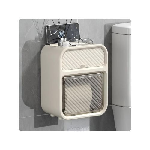 GR3466 حامل ورق تواليت جداري مزود بآلية سحب