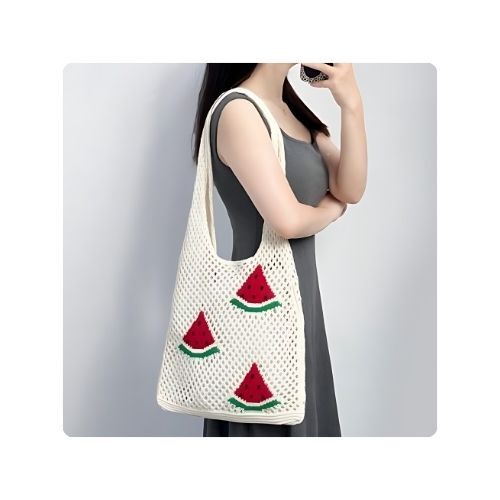 GR400 حقيبة منسوجة جديدة محبوكة كبيرة السعة