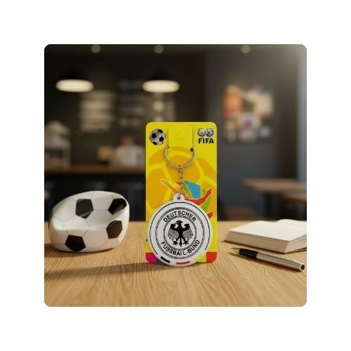 GR3521 ميدالية مفاتيح من مادة TPU تحمل شعار ألمانيا لكرة القدم، كأس العالم، بطولة أوروبا.