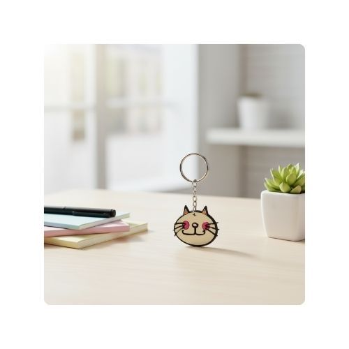 GR3520 سلسلة مفاتيح على شكل قطة