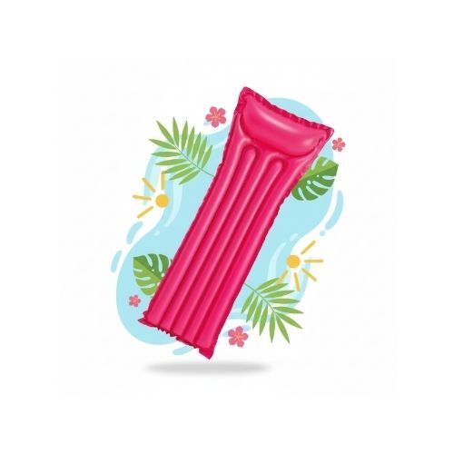 GR3113 فرشة سباحة ماركة INTEX اللون احمر