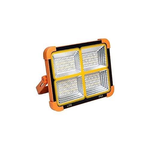 GR3431 كشاف LED محمول 600 واط بالطاقة الشمسية وبطارية احتياطية