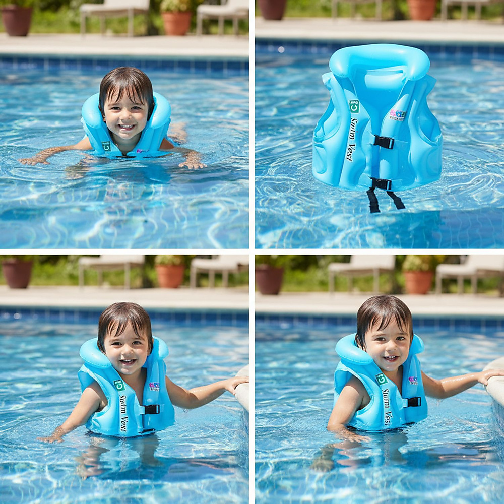 GR3110 جاكيت طفاحية (Life Jacket) للأطفال  اللون ازرق