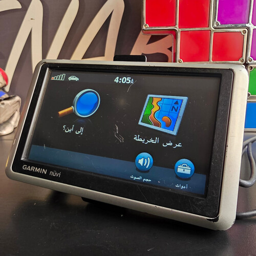 ATM1163 جهاز جارمن نوفي 1300 المحمول للملاحة عبر نظام تحديد المواقع العالمي (GPS) بشاشة عريضة