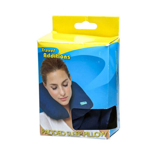 GR401 وسادة رقبة مريحة  - متعددة الاستخدام  من البوليستر  للرجال والنساء، لون أزرق