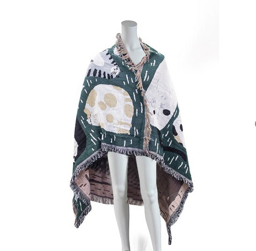 GR409 بطانية أريكة على الطراز البوهيمي 180×130 سم - الشكل 6