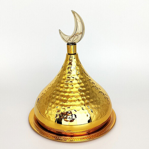 PT304 فانوس وتمرية معدنية مع إضاءة LED - حجم كبير