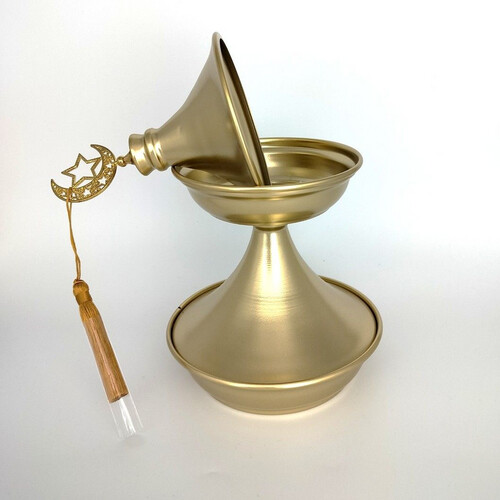 PT306  تمريه مزخرفه معدن باللون الذهبي