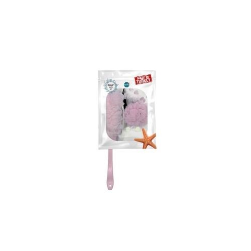 طقم ليف حمام (بالمي) | 5 في 1ليف كثيفة الرغوة - PT115