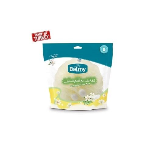 ليف حمام مع صابون برائحة زهرة الياسمين | كثيف الرغوة لا حاجة للصابون أو الجل - PT107