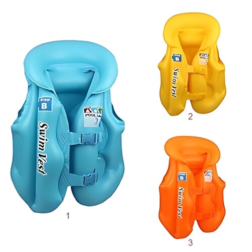 GR3109 جاكيت طفاحية (Life Jacket) للأطفال  اللون برتقالى