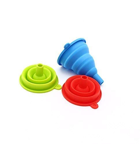 GR3144 قمع سيليكون قابل للتمدد و الطي  اللون احمر