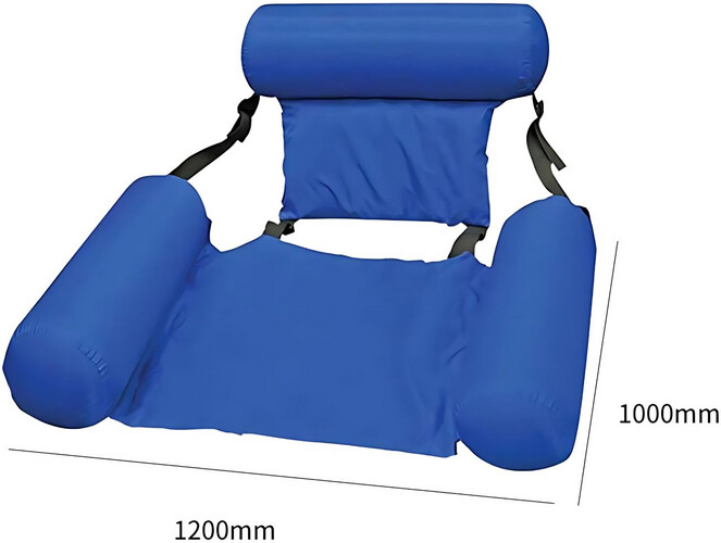 GR3116 طفاحية الكرسي العائم. قابل للنفخ - اللون ازرق