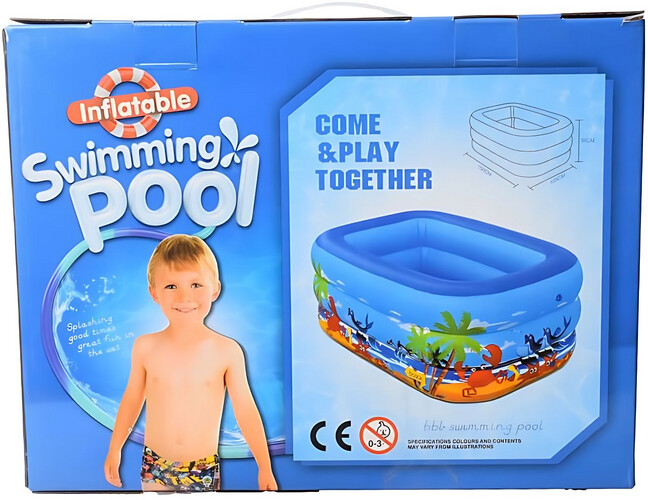 GR3100 مسبح النفخ. الأعمار من ٣ إلى ٧ سنوات.