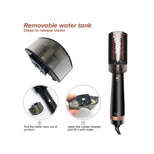 GR5100 فرشاة تمليس الشعر بالبخار متعددة الوظائف 800 واط من VARNA