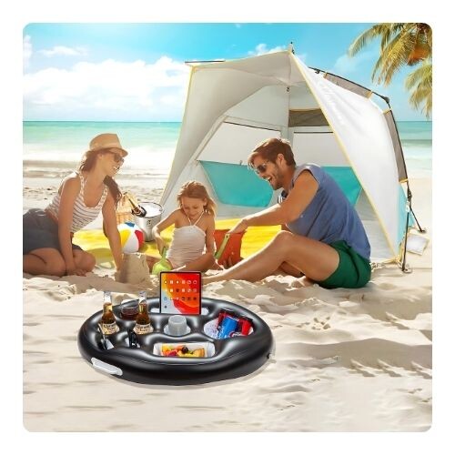 GR505 حامل مشروبات عائم قابل للنفخ لحمامات السباحة والشاطئ