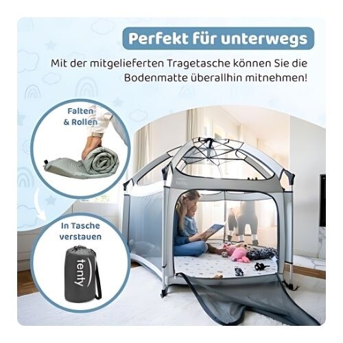 GR513 خيمة لعب للأطفال  مع مظلة وبساط