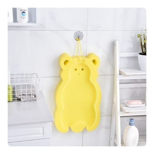 GR593 وسادة استحمام للأطفال حديثي الولادة مع 3 إسفنجات تنظيف ناعمة