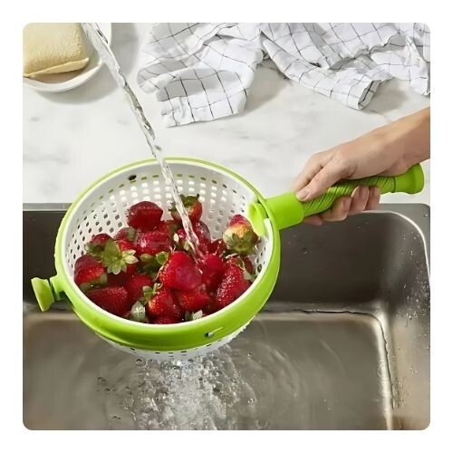 GR601 مصفاة الخضار الدوارة القابلة للطي