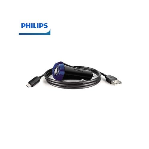 GR3166 شاحن سيارة مزدوج من فيليبس 5 فولت/2.1 أمبير - 10 واط