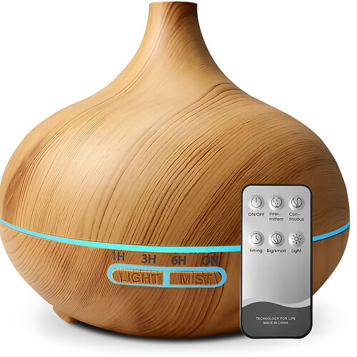 GR3176 موزع روائح الزيوت العطرية يعمل بالتحكم عن بعد بسعة 550 مل