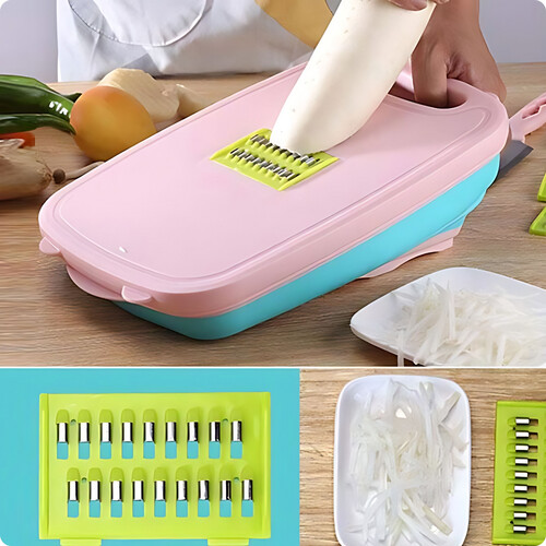 GR3178 لوح تقطيع الخضار (دف) متعدد الاستخدامات