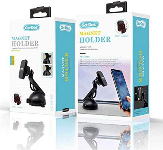 GR3231 ستاند السيارة المغناطيسي ماركة Go-Des مع رأس متحرك