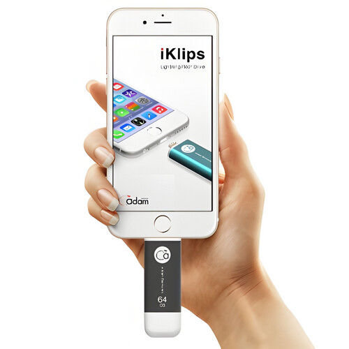 GR3257 ادام اليمنتس ذاكرة فلاش اي كليبس II متوافقة مع ايباد بسعة 64 جيجابايت