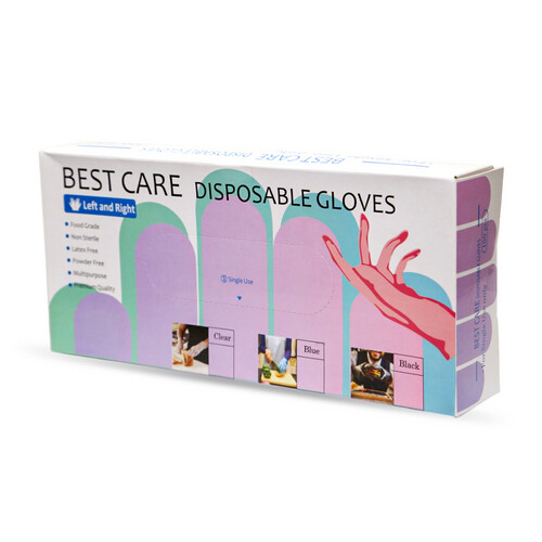 GR3459 قفازات فينيل للاستعمال مرة واحدة خالية من المسحوق مقاس كبير