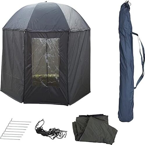 GR3252 مظلة صيد ذات نافذة كبيرة ومقاومة للمطر