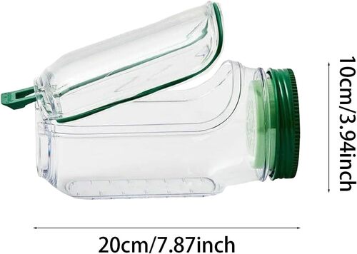 GR3473 مرطبان سلطة مع فتحة جانبية مفتوحة ومانعة للتسرب للصلصة