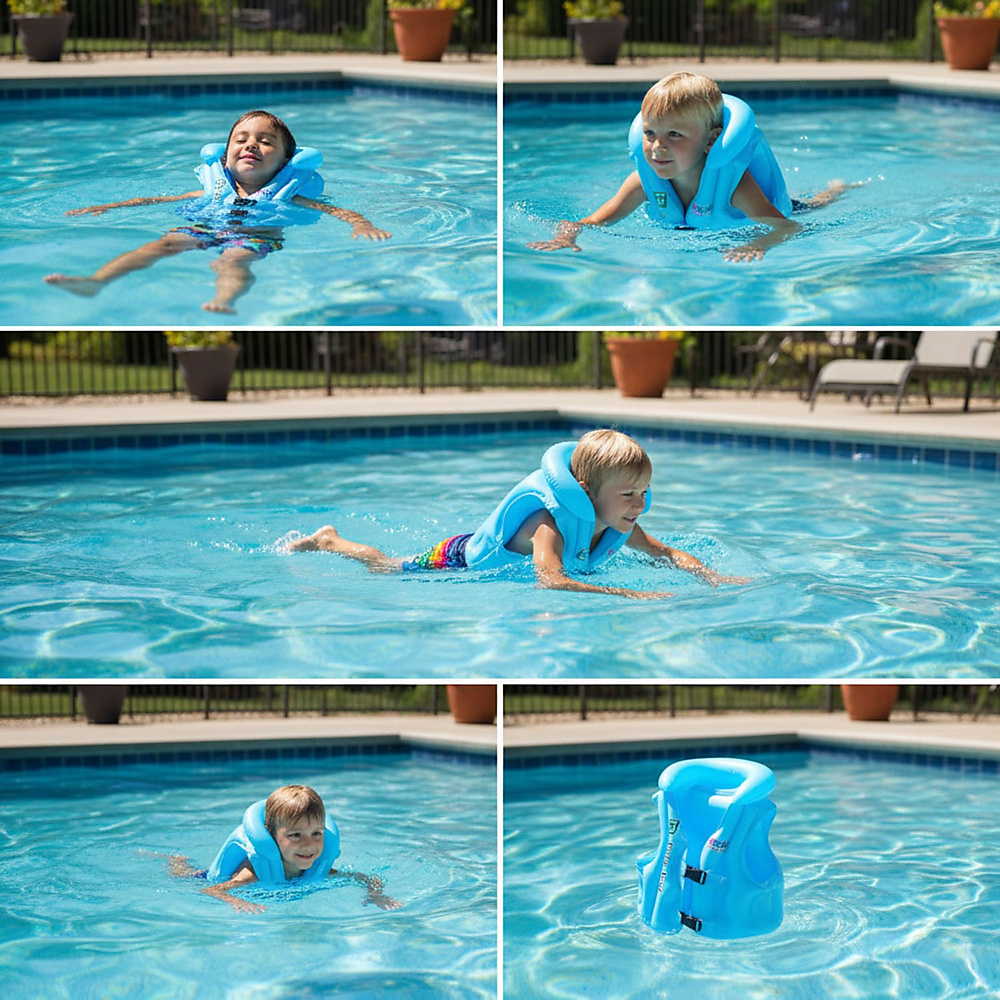 GR3110 جاكيت طفاحية (Life Jacket) للأطفال  اللون ازرق