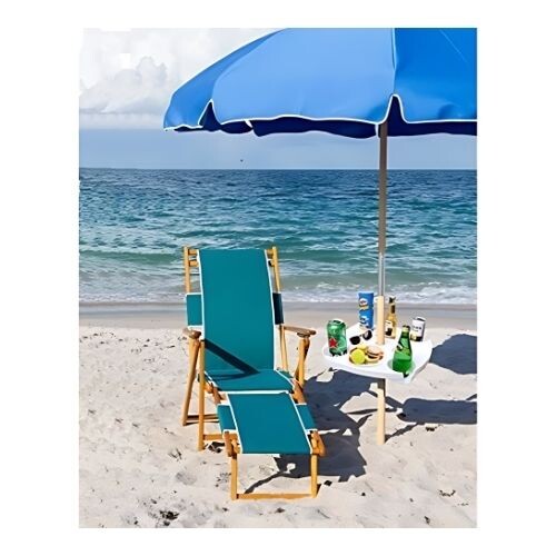 GR504 طاولة مظلة الشاطئ مع قاعدة أكواب