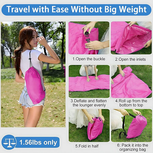 GR3120 فرشة البحر الهوائية. وردى