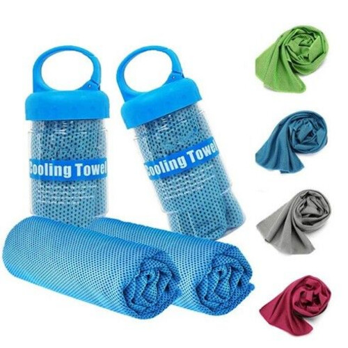 GR403 منشفة تبريد فورية للتدريب، اليوغا، التخييم، المشي